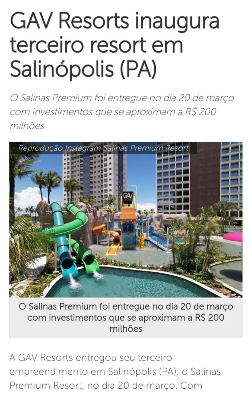 Resort Salinas Premium (cota)