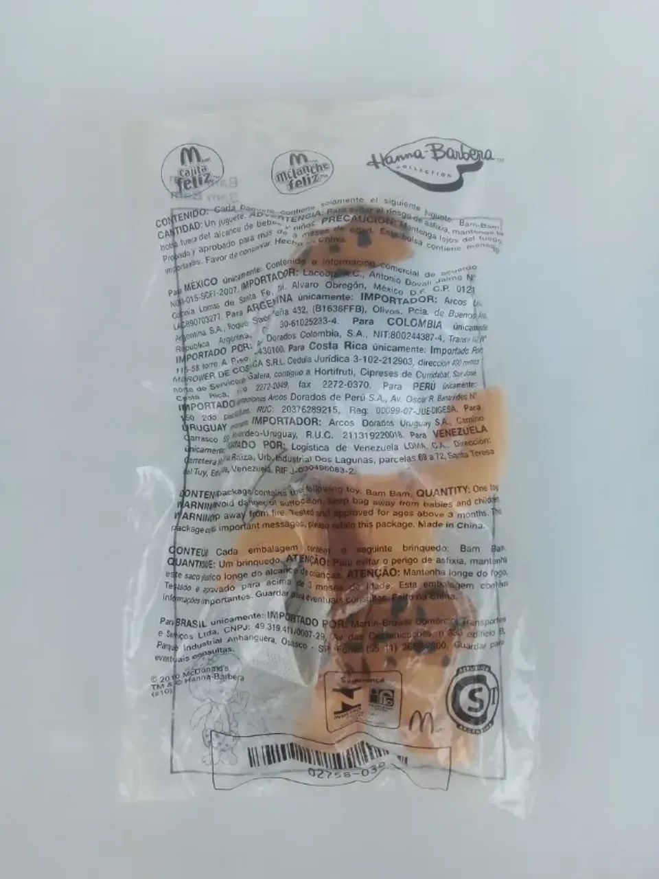 Promocional Mcdonald's Lacrado Hanna-Barbera Bam-bam 2010 - Foto 3