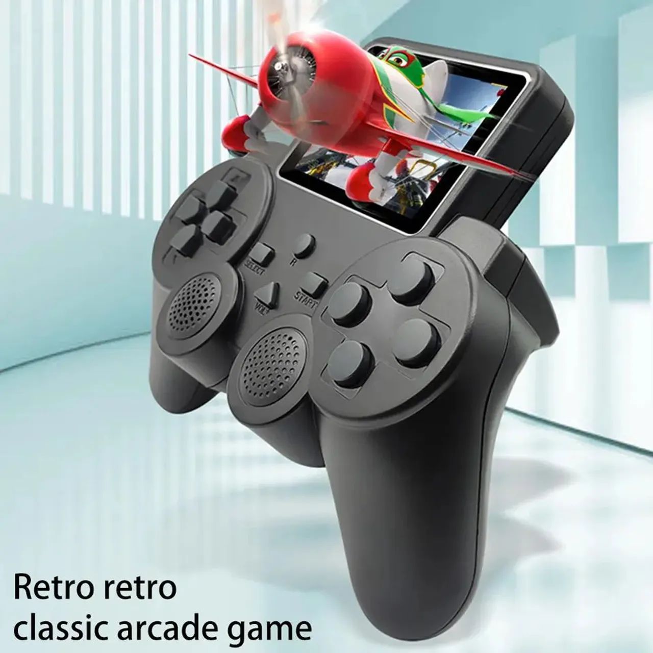 Controle de Vídeo Game Retro com Tela Led e 520 Jogos