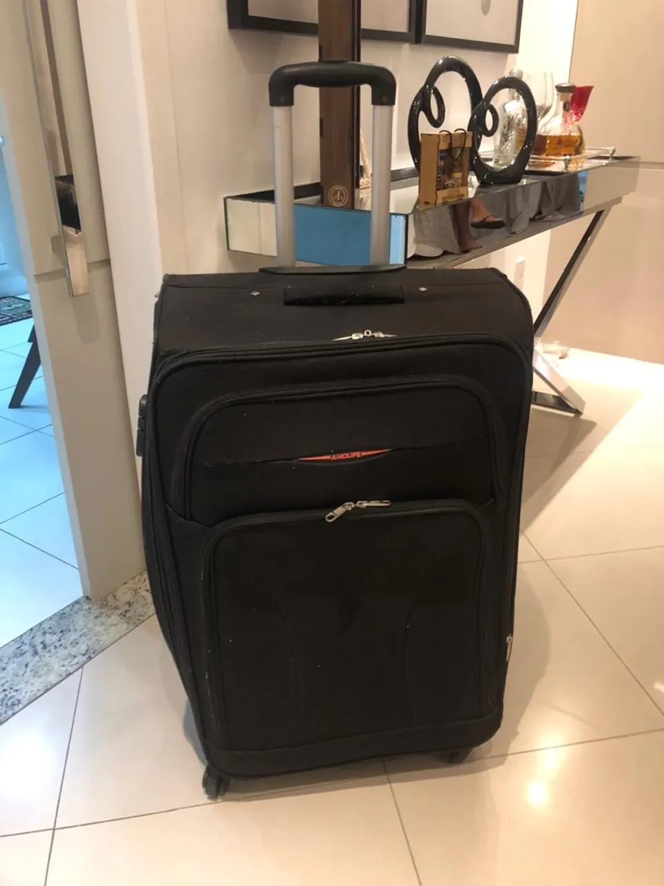 Mala de viagem preta