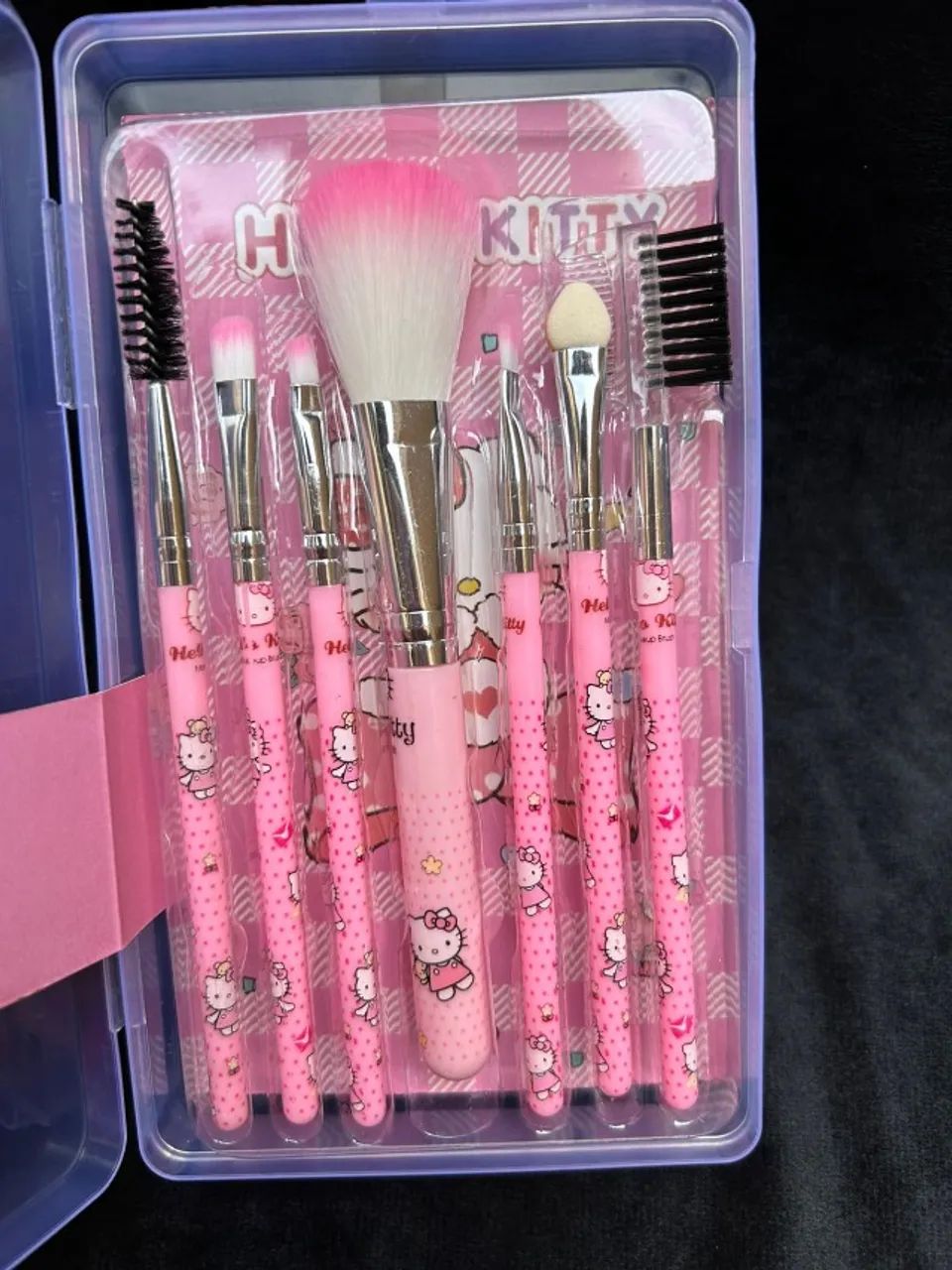 kit de pincéis de maquiagem - hello kitty - Foto 4