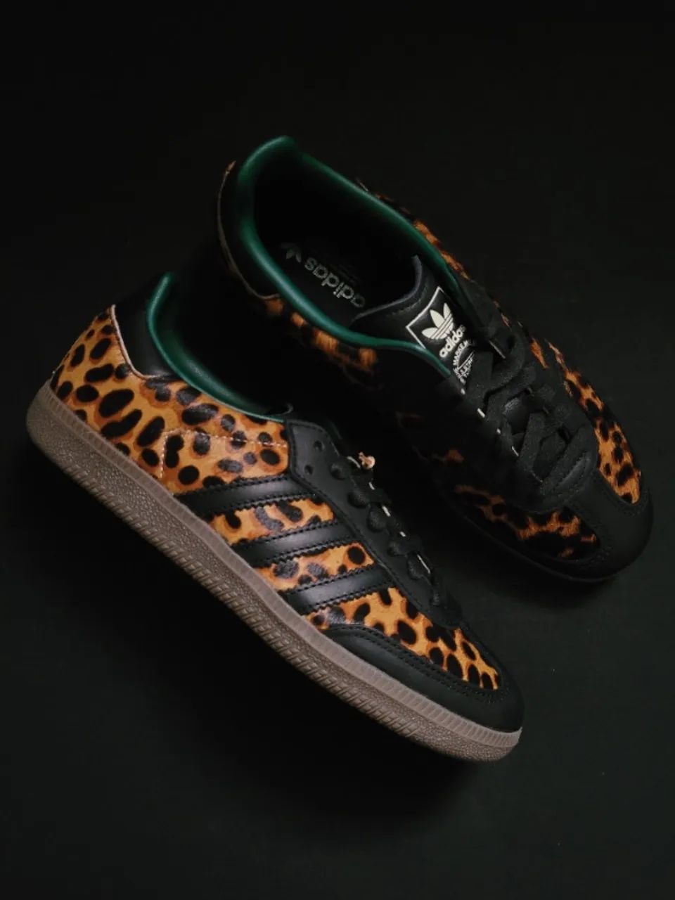 adidas Samba OG "Black Green Leopard" - 36