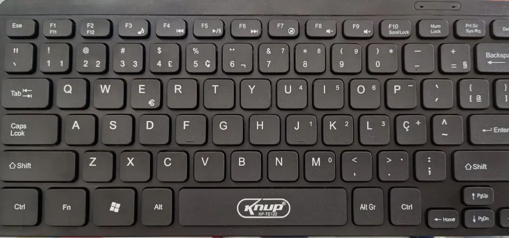 Teclado e  Mouse  Slim  Ultra Fino ! Knup  Desing..notebook  c/ tecla FN !! Excelente - Foto 2