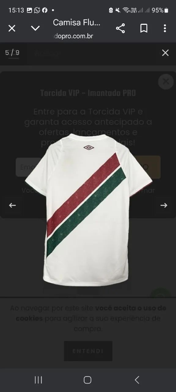 Camisa Fluminense 2024/25 II Branca Umbro - Foto 2