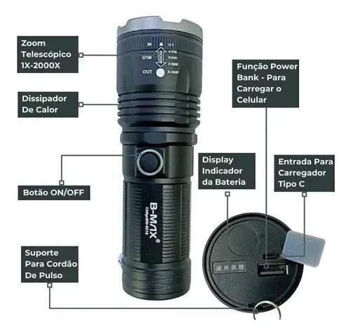 LANTERNA BMAX BM8516 - Foto 3