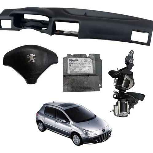 Kit Airbag Bolsa Modulo Cinto Tabelier Peugeot 307 2009