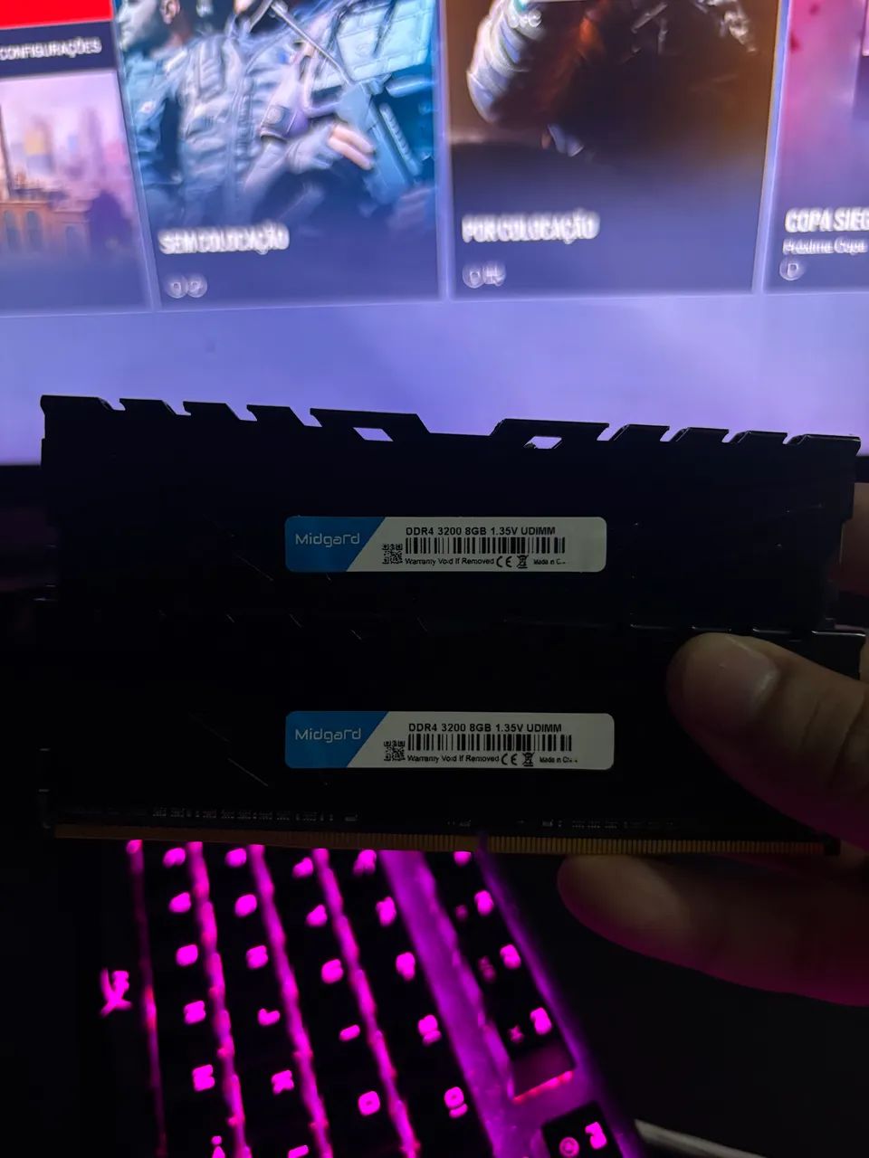 Kit 2x Memória RAM 8Gb ( sem rgb ) - Foto 2