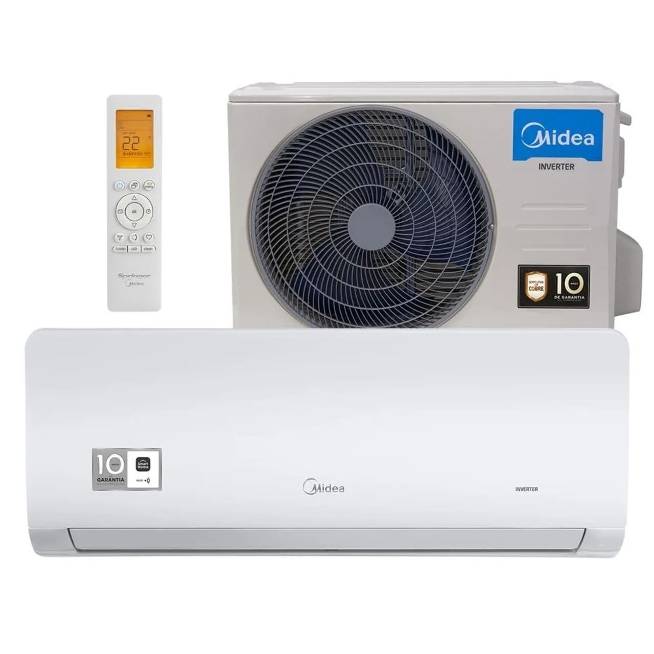 Ar Condicionado Split Midea Inverter 18000 BTU - 220 Volts - WIFI