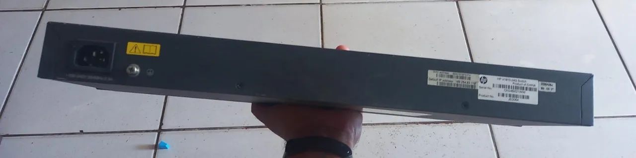 switch HP de 24 portas gerenciável. - Foto 3