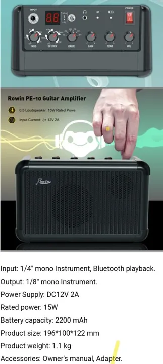 Mini Amplificador Rowin