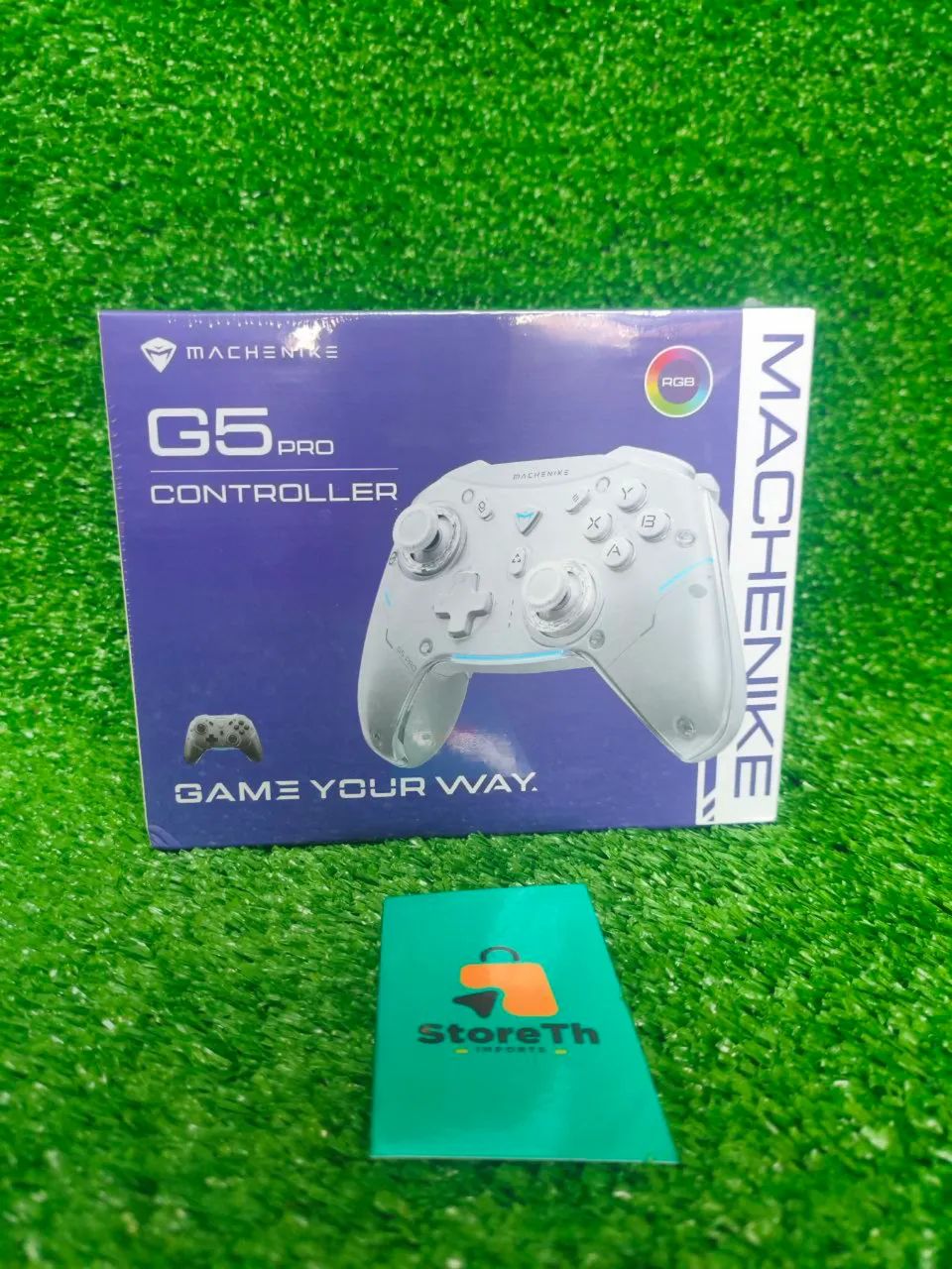 Controle Machenike G5 Pro - Sem Fio e Multi-Plataforma Lacrado Branco - Foto 2