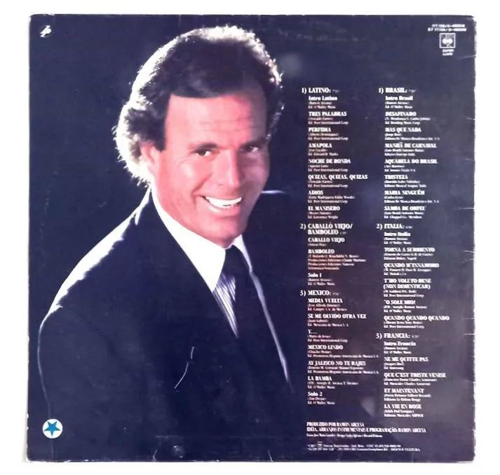 Disco de Vinil Julio Iglesias - Romances - Foto 2