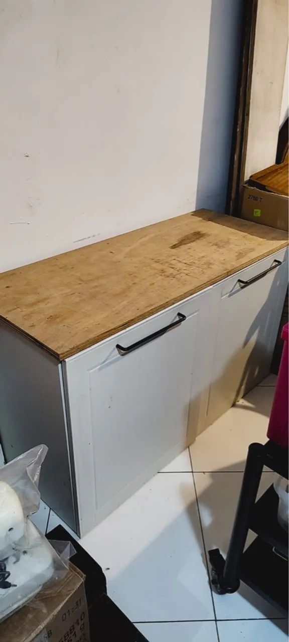 Armário de cozinha branco da tok&stok com porta e prateleira - Foto 2