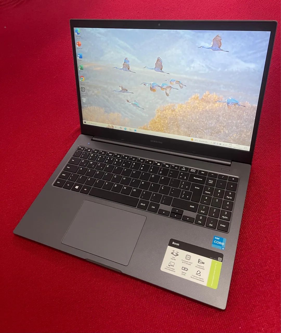 NOTEBOOK SAMSUNG I3 11TH,04GB RAM DDR4,SSD NVME 256GB,GHZ 4.10,PRA