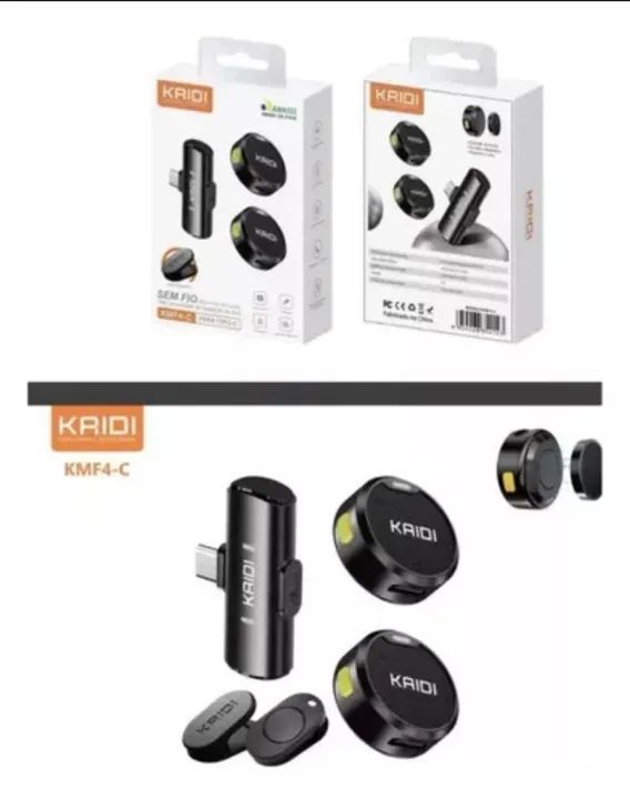 Microfone de lapela Sem Fio - Tipo C e Lintghng - Foto 2