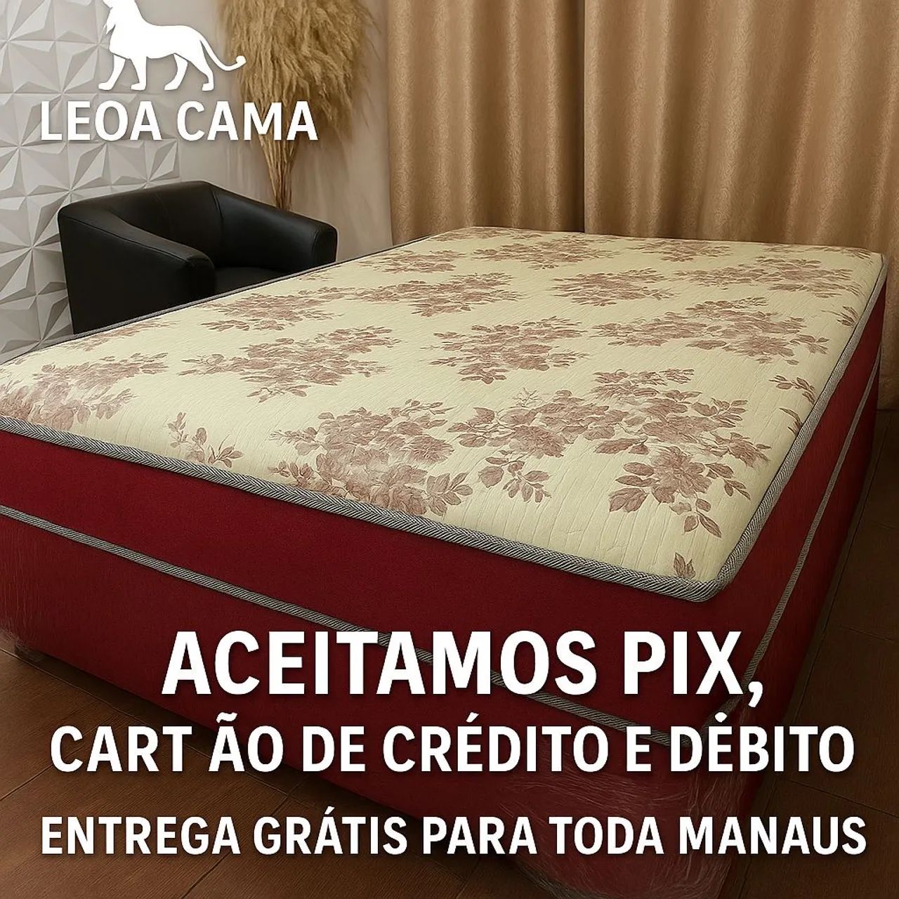 Cama Box com Colchão e Entrega Grátis para Manaus