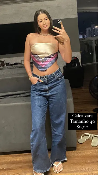Calça jeans Zara