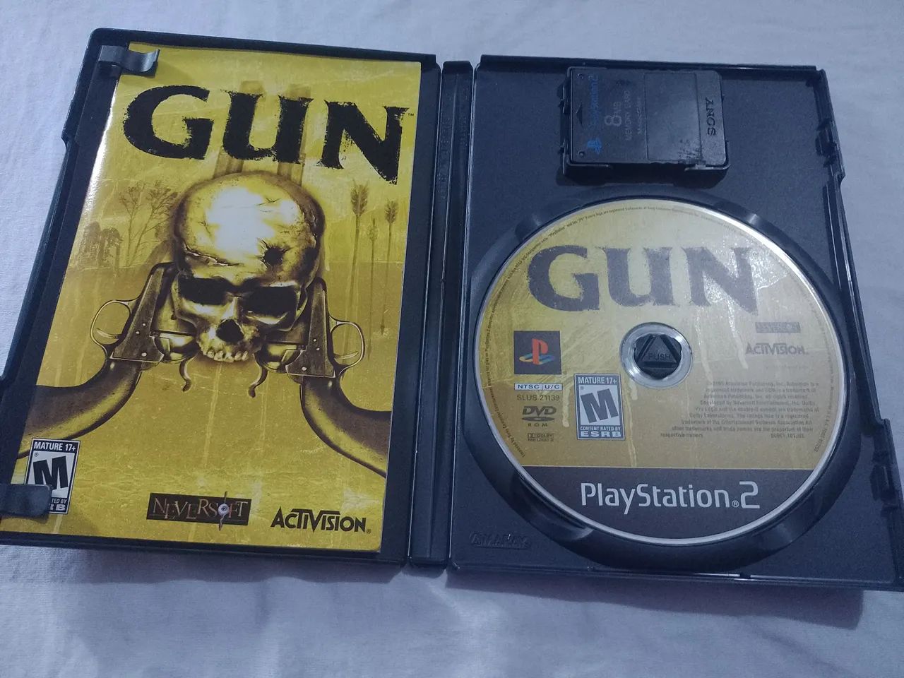 Jogo PS2 Gun - Novo