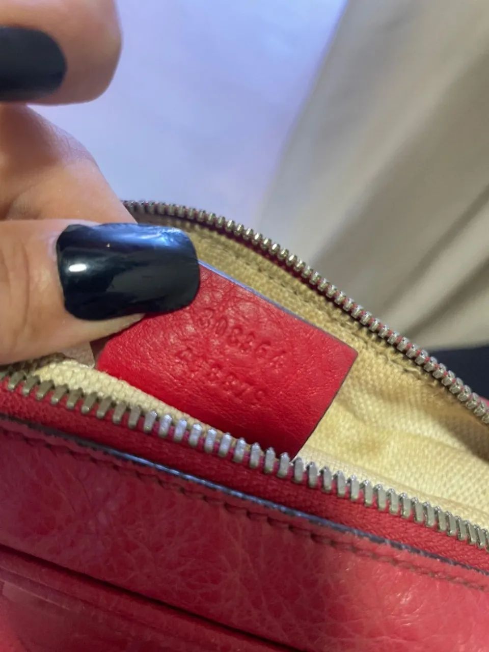 Bolsa Gucci Soho Disco Vermelha Original Seminova - Foto 4