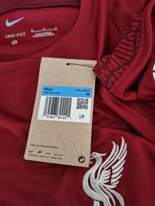Camisa Nike Liverpool Tamanho M Original - Foto 4