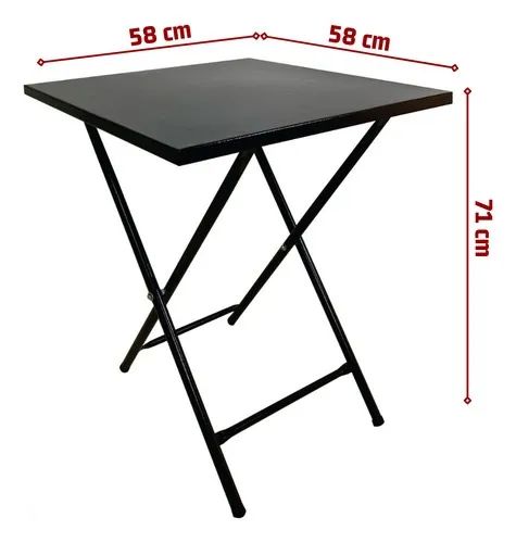 Mesa dobrável de metal  - Foto 5