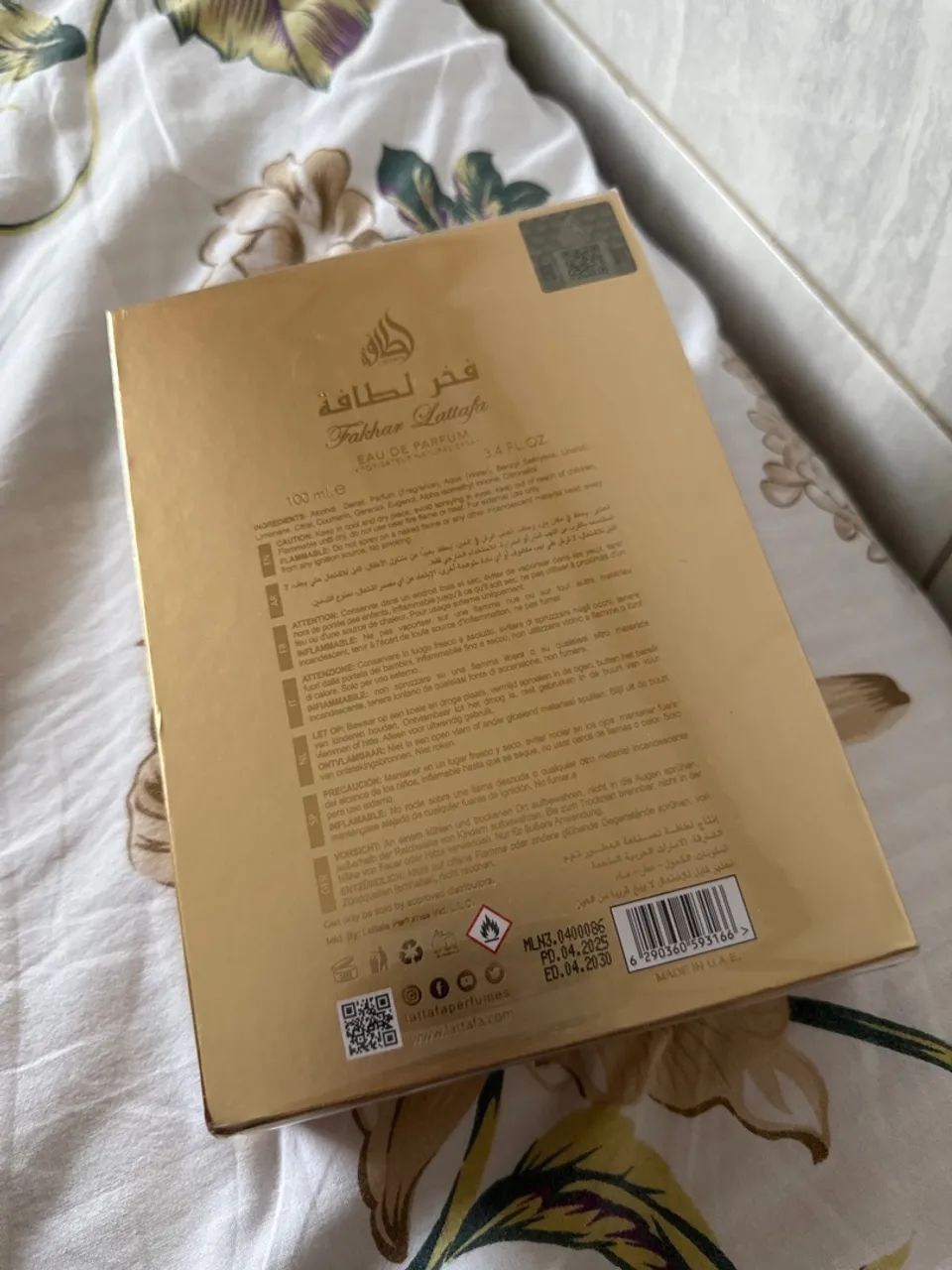 Fakhar Gold Lattafa Eau de Parfum 100ml  - Foto 3