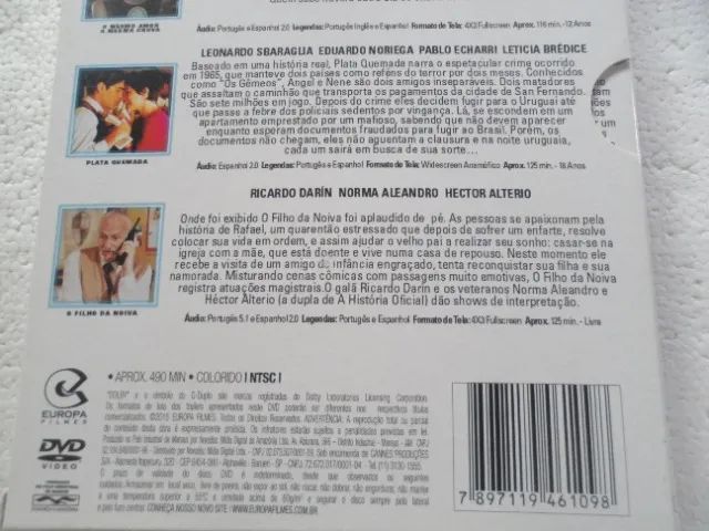 DVD Box O Essencial do Cinema Argentino DVD digipack 4 discos nacional e original - Foto 4