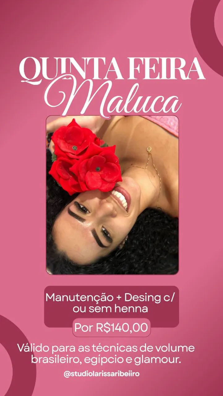Quinta Maluca: Design de Sobrancelhas e Extensão de Cílios