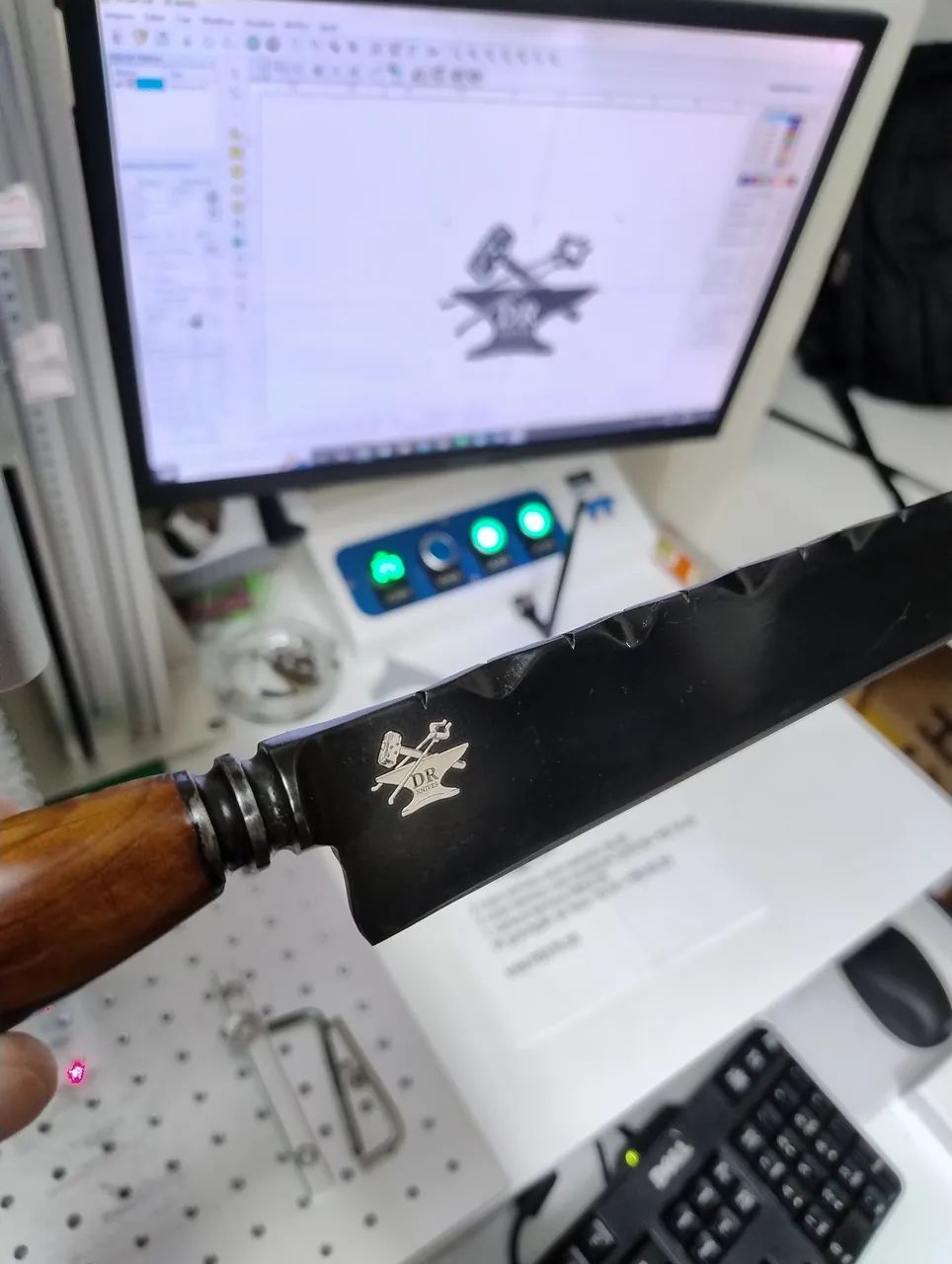 Jogo de facas e garfos personalizados a laser,  - Foto 6