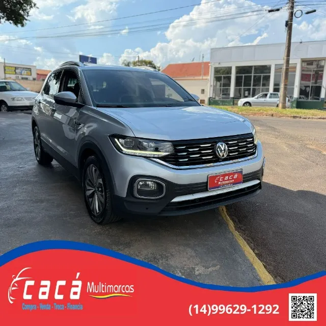 VOLKSWAGEN T-CROSS HIGHLINE 1.4 250 TSI - 2020 - AUTOMÁTICO -FLEX -COMPLETO