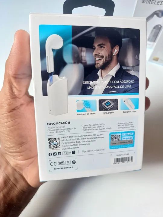 Fone de Ouvido Bluetooth TWS - True Wireless - IT:BLUE  LE- 2426 - Foto 3