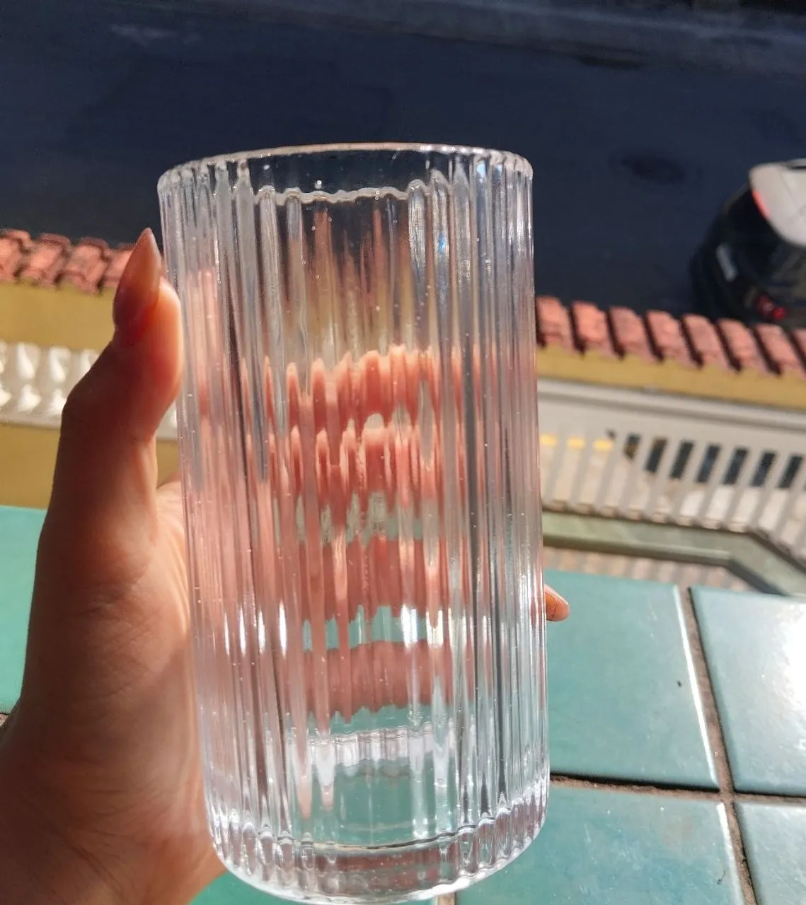 Jogo de 6 copos altos transparentes 420 ml Grafiatto Hauskraft