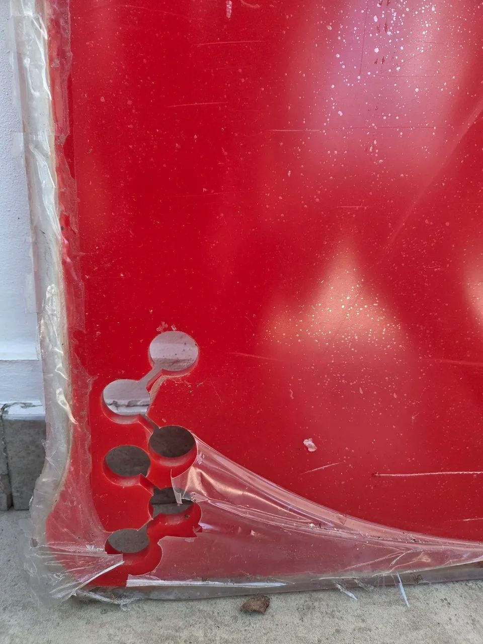 Chapa de Acrílico 10mm Vermelho - Foto 3