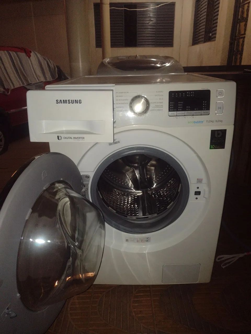 Máquina de Lavar Samsung Digital Inverter 11 kg para sair hoje. Mudança. Perfeita! - Foto 4