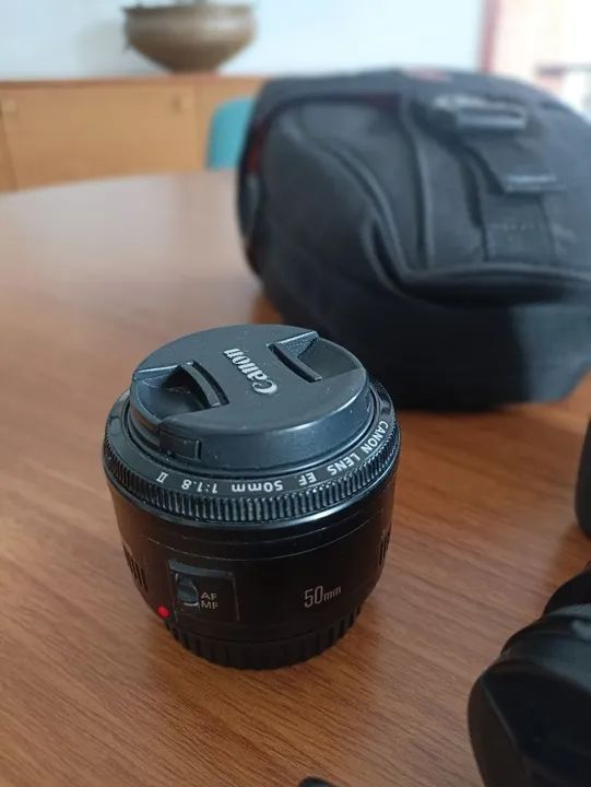 Imperdível! Câmera Canon EOS Rebel T5 com pouco uso - Foto 3