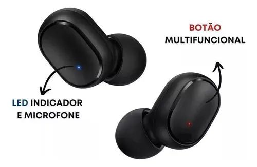 Fones de Ouvido Xiaomi Redmi AirDots - Bluetooth - Sem Fio - Foto 2