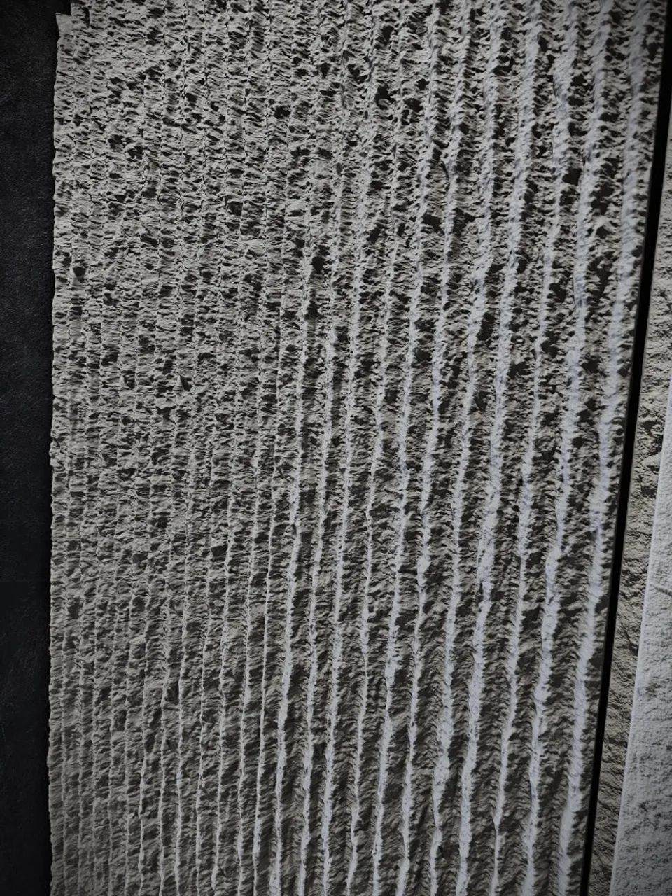 Painel Pedra Artificial 3d Realista Montain Rock Stone Cinza - Foto 2