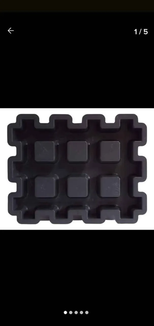 Pisos de Concregrama 45 x 35 x 7 - Kit Com 20 Pcs - Cimento Vazado