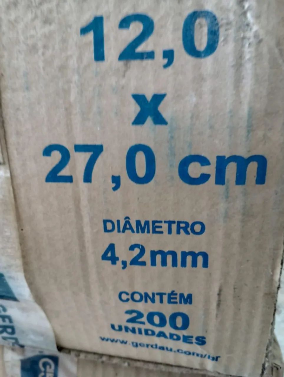 Estribo 12x27cm Gerdau cx 200un