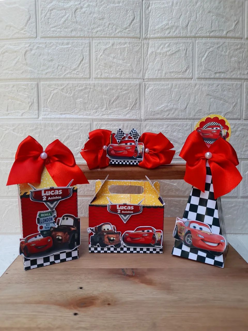 Kit Festa Carros 20 unidades - Decoração de Festa Infantil
