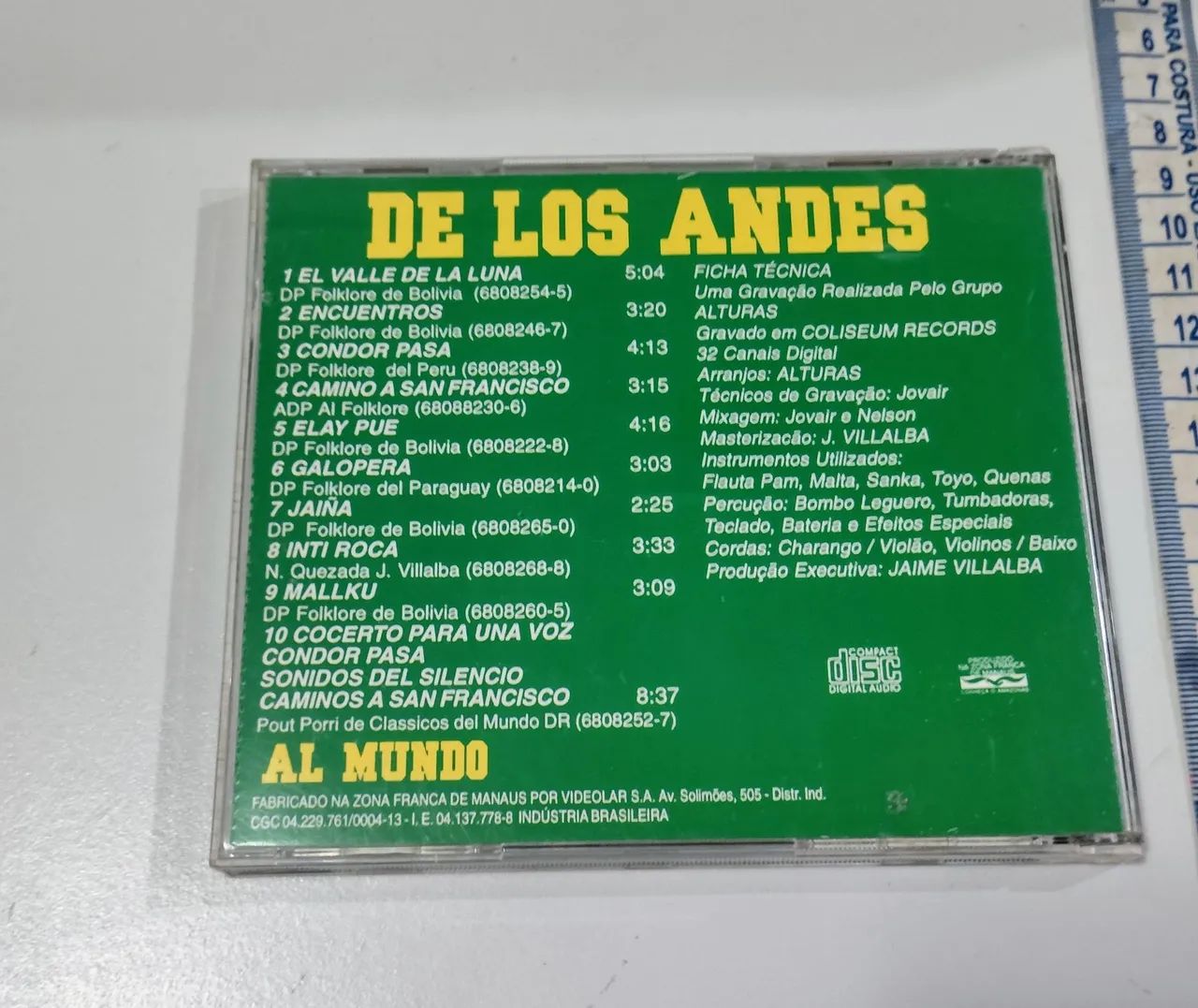 cd de Los andes al mundo  - Foto 2