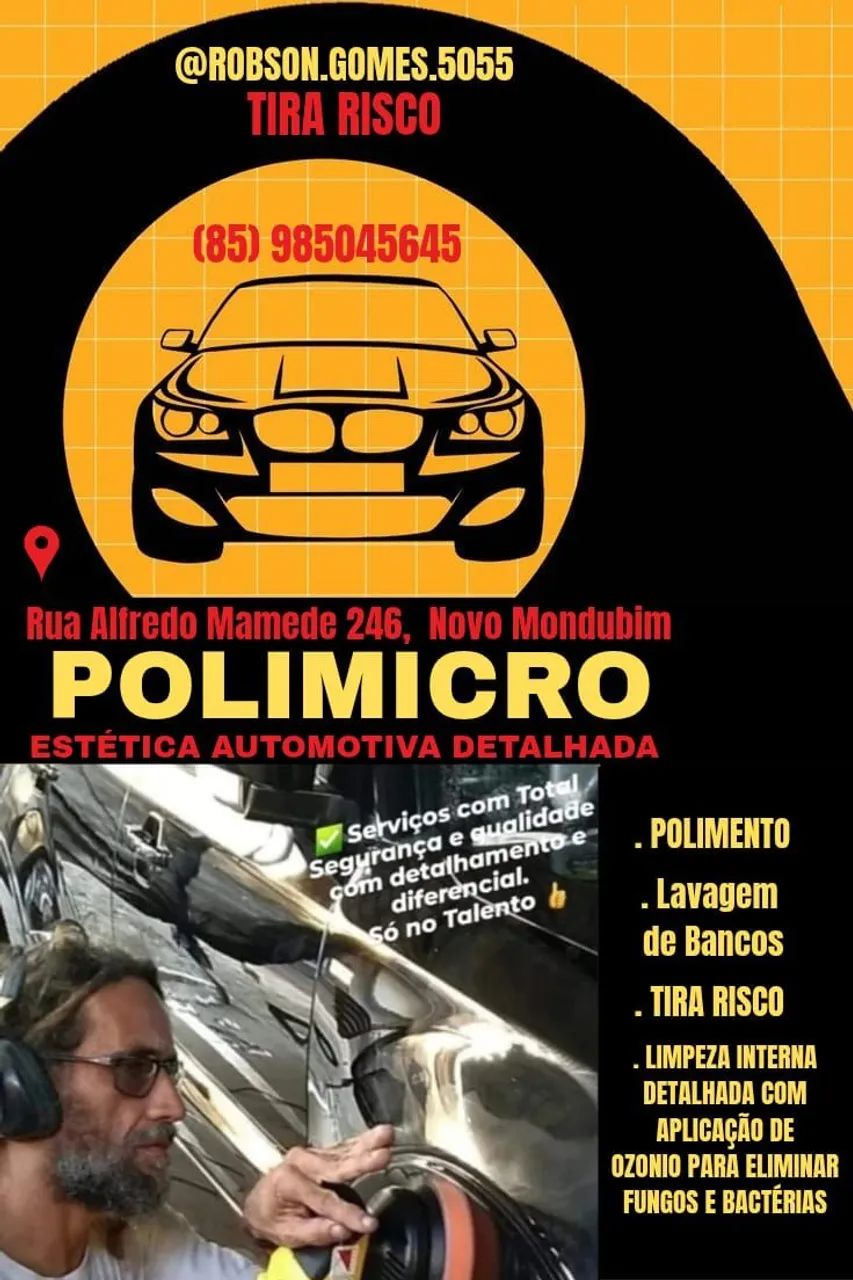 Polimento detalhado só no talento 