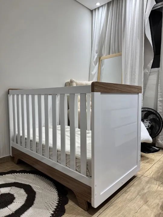 Berço 2 em 1 com colchão 