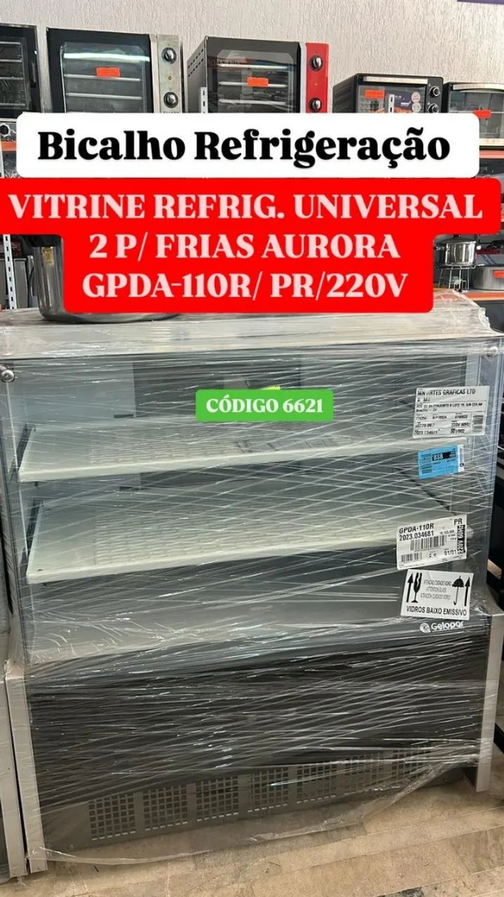 VITRINE REFRIG UNIVERSAL 2 P FRIAS AURORA NOVA