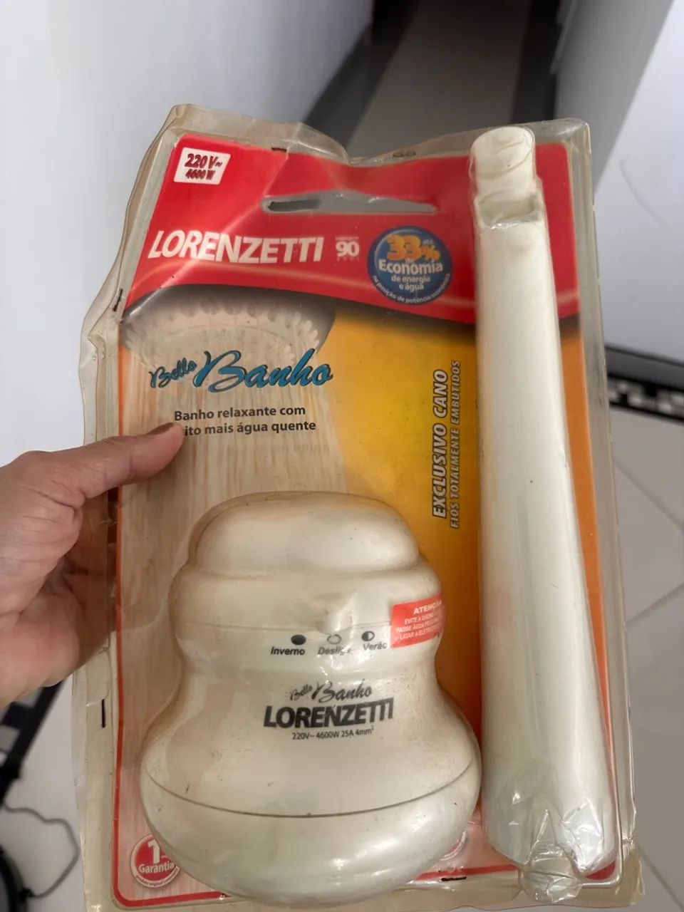 Chuveiro Elétrico Lorenzetti Bello Banho 220V 4600W