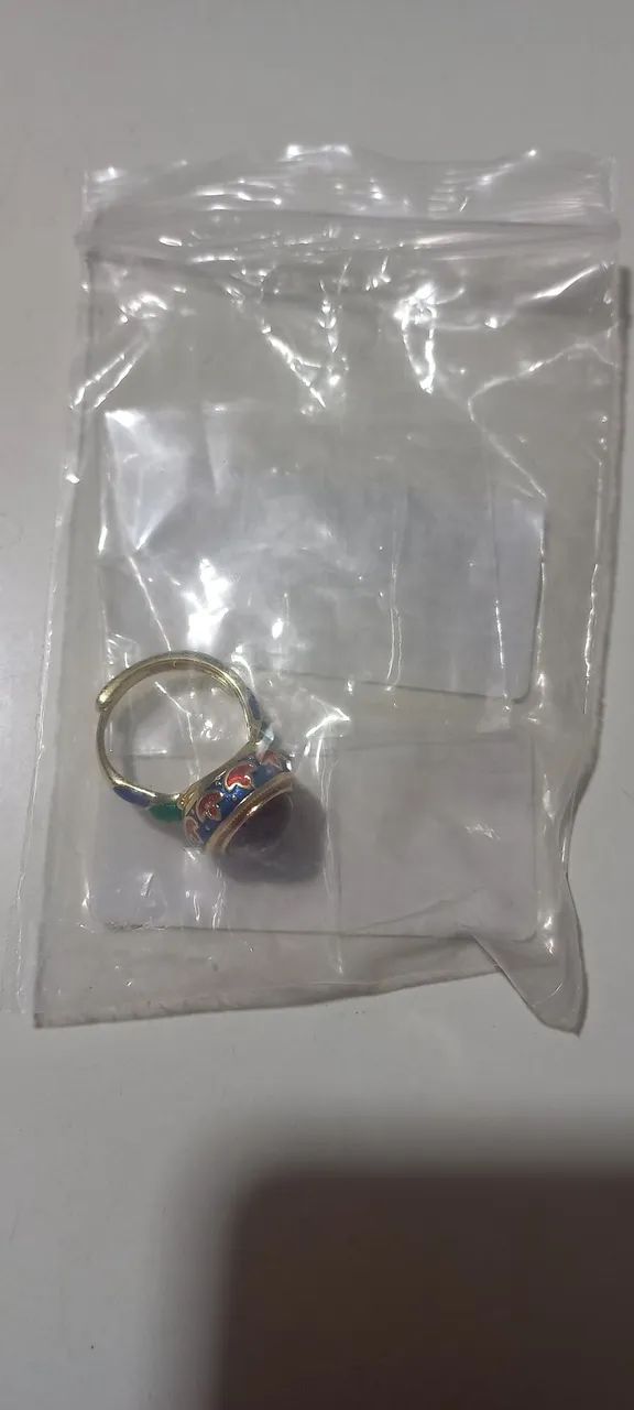 Anel indiano pedra cornalina - Foto 2