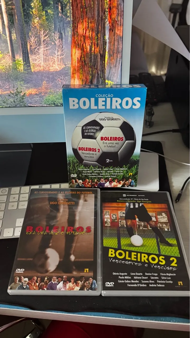 Coleção completa de DVDs Boleiros