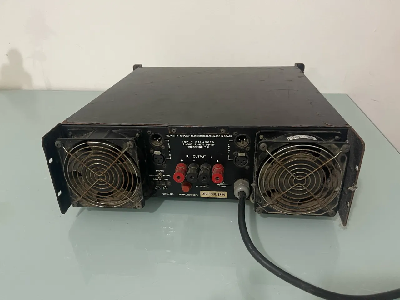 Amplificador Potência TIME ONE SL-1225