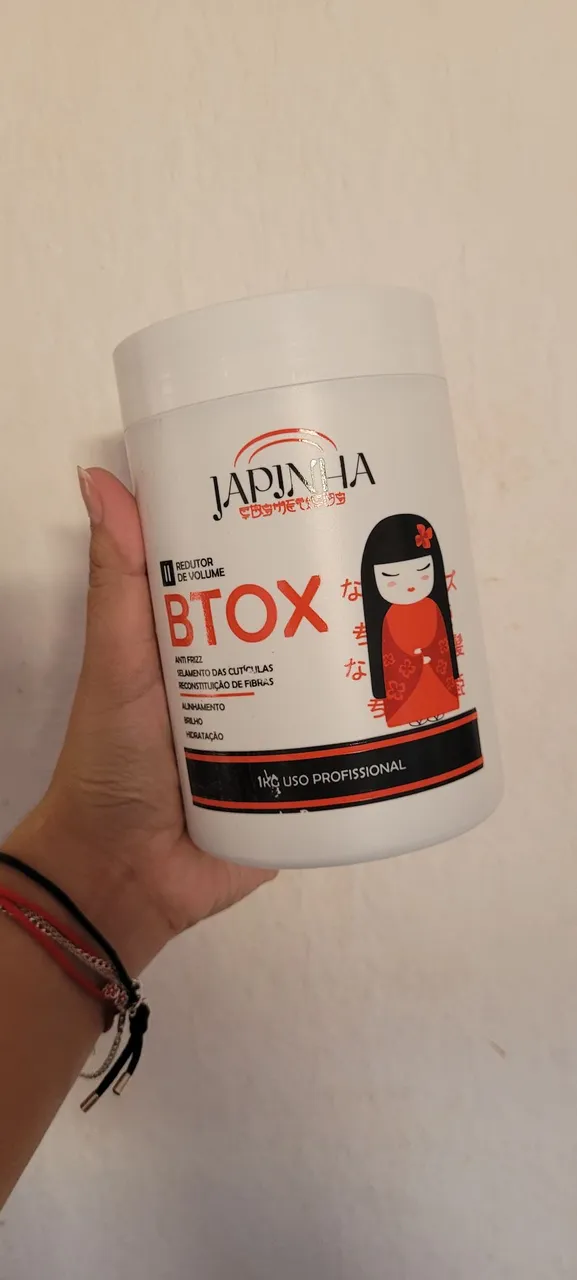 Japinha Cosméticos Btox 1kg - Redutor de Volume