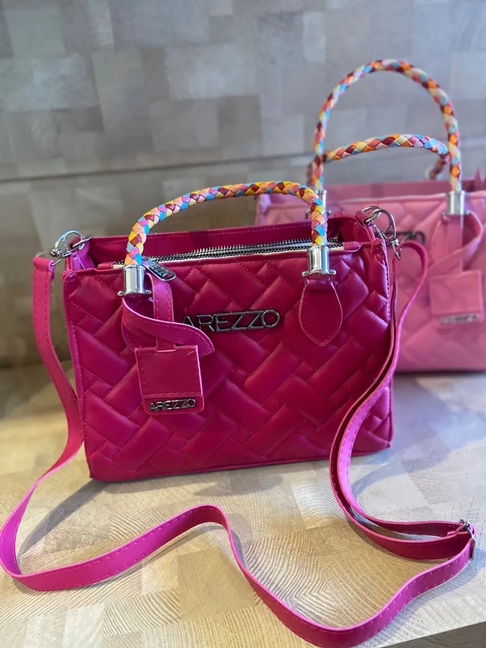 Bolsa Arezzo Pink e Rosa  - Foto 4